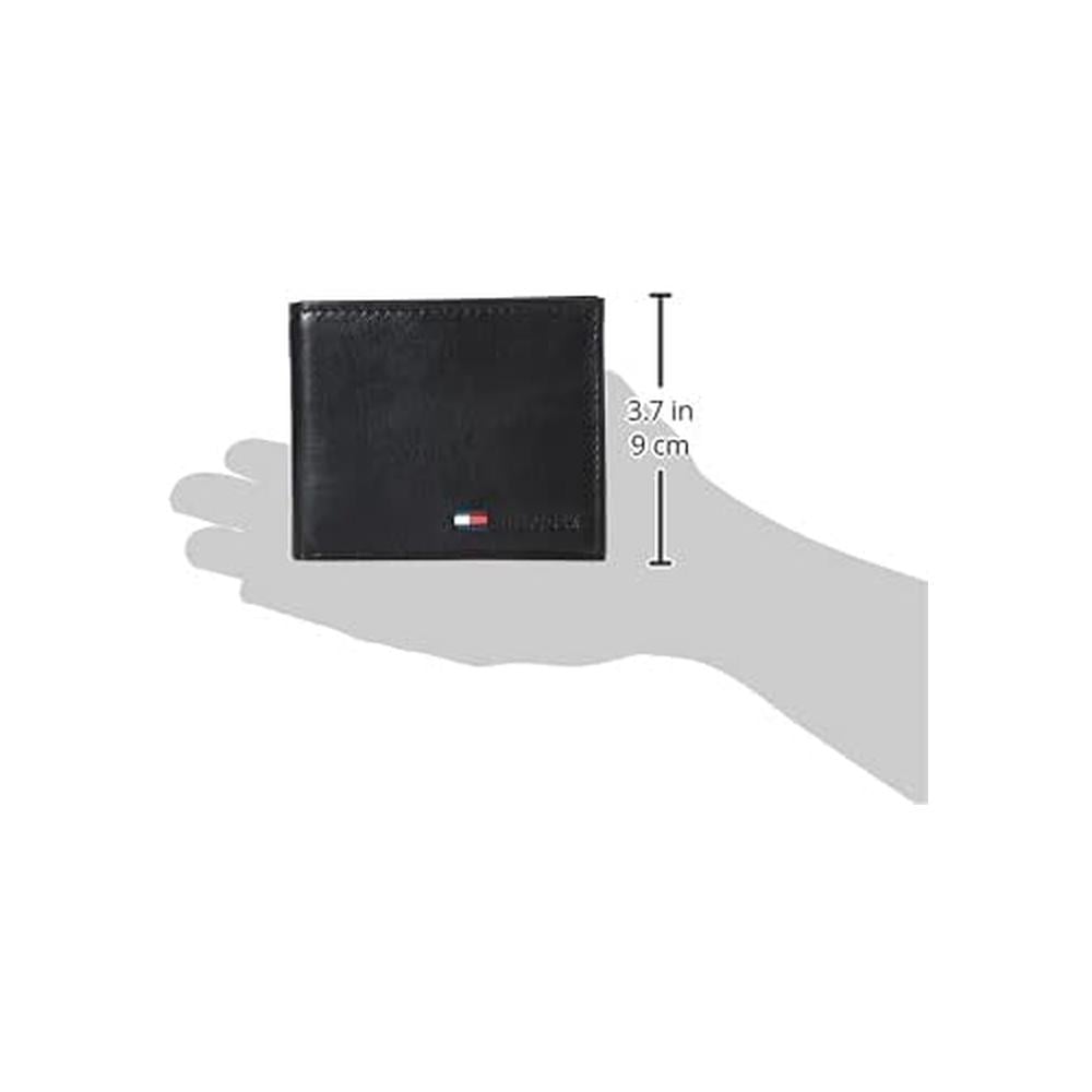 BILLETERA TOMMY HILFIGER BIFOLD COIN BLACK HOMBRE - 3