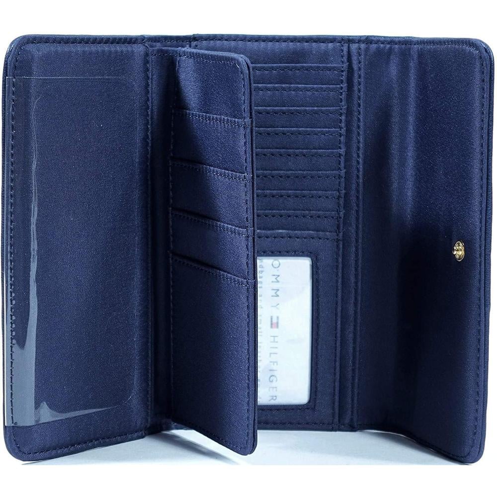 BILLETERA TOMMY HILFIGER JACQUARD RED NAVY MUJER - 3