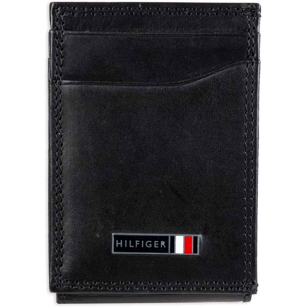 TARJETERO TOMMY HILFIGER 1018 TRUE BLACK HOMBRE - 1