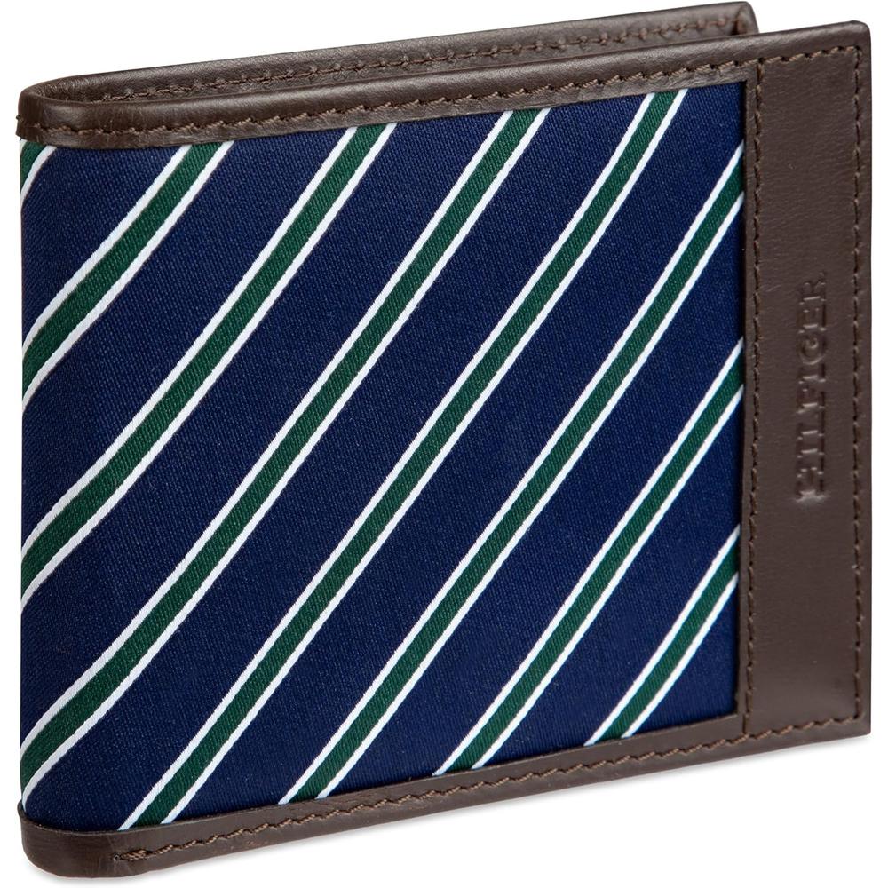 BILLETERA TOMMY HILFIGER TIE FABRIC BROWN HOMBRE - 2