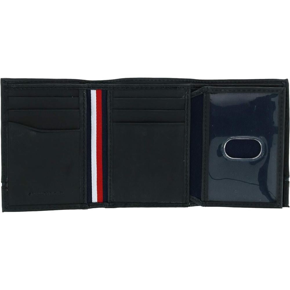 BILLETERA TOMMY HILFIGER LEIF RFID DOUBLE BLACK HOMBRE - 3