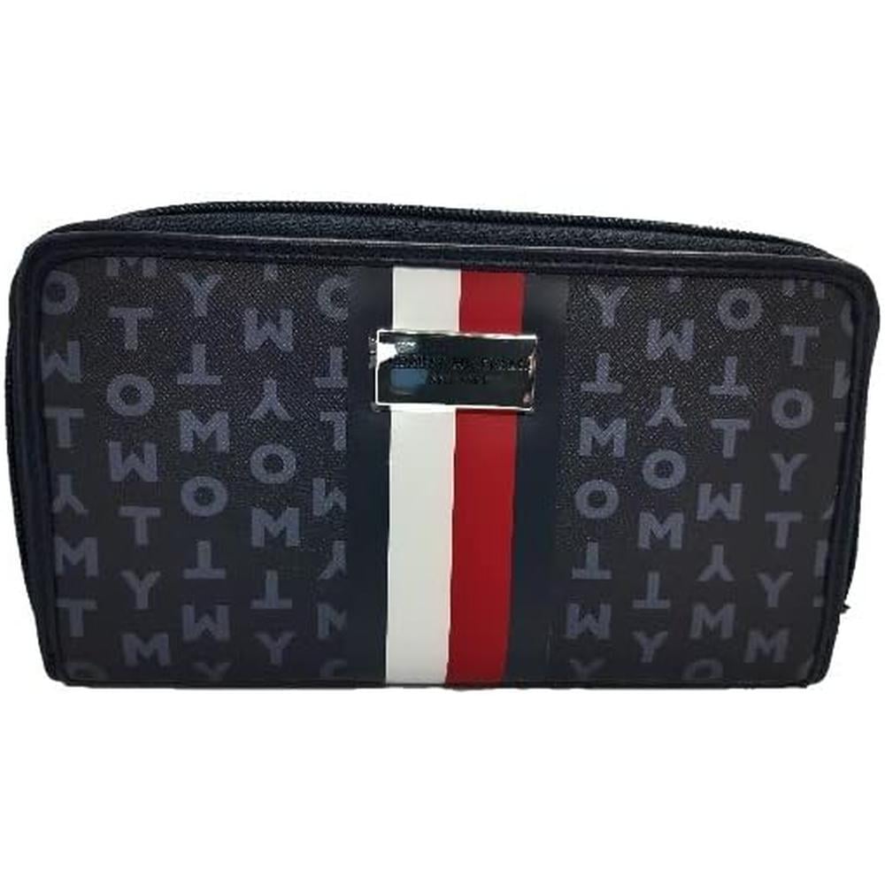 BILLETERA TOMMY HILFIGER MONOGRAM BLUE MUJER - 1