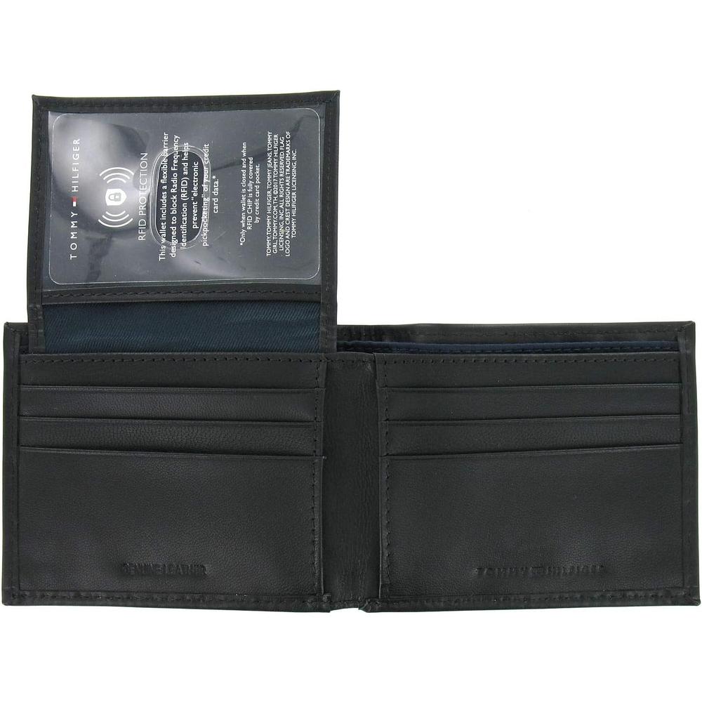 BILLETERA TOMMY HILFIGER WALLET AND VALET BLACK HOMBRE - 2
