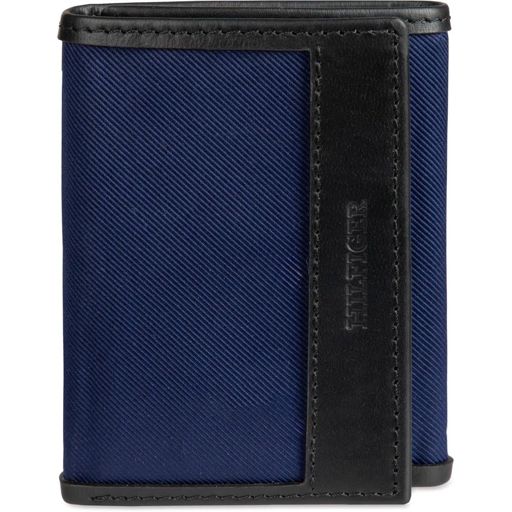 BILLETERA TOMMY HILFIGER TIE FABRIC BLUE HOMBRE - 1