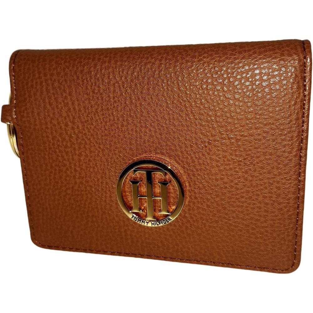 BILLETERA TOMMY HILFIGER CUERO LLAVERO GOLD BROWN MUJER - 2