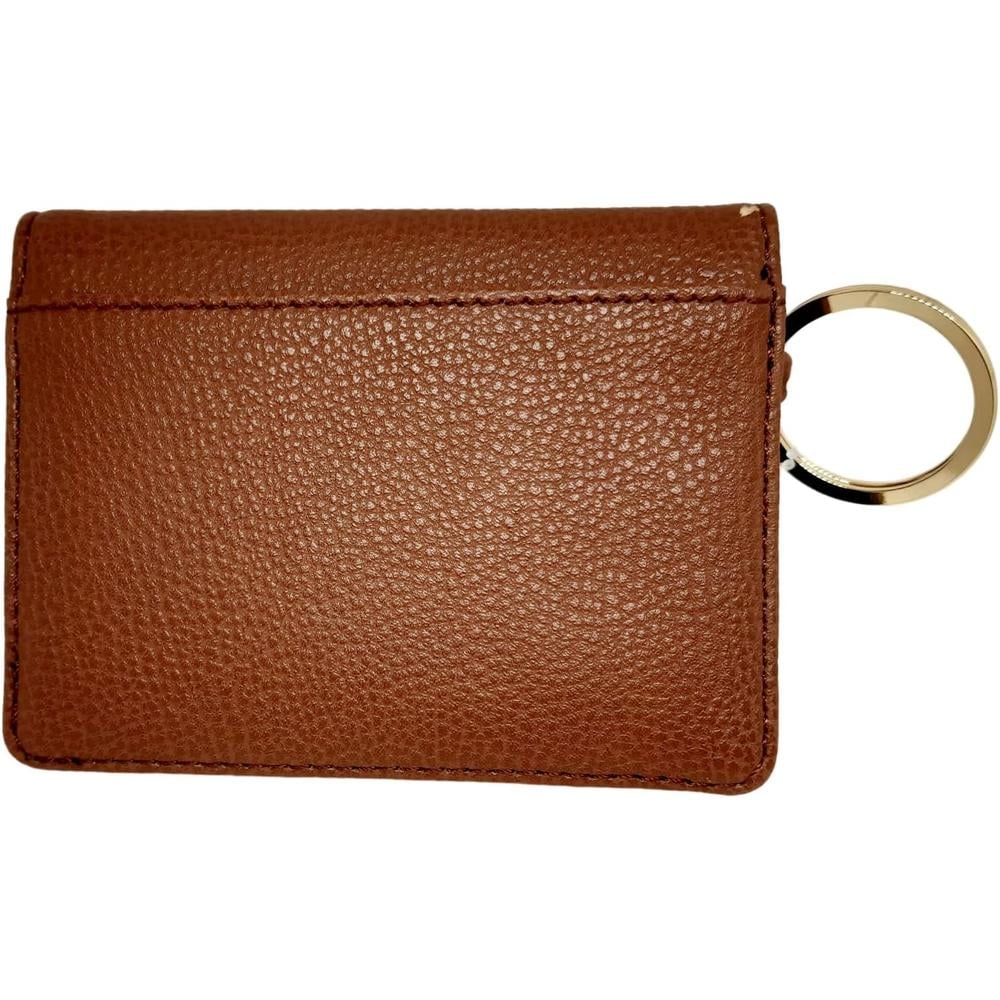 BILLETERA TOMMY HILFIGER CUERO LLAVERO GOLD BROWN MUJER - 3