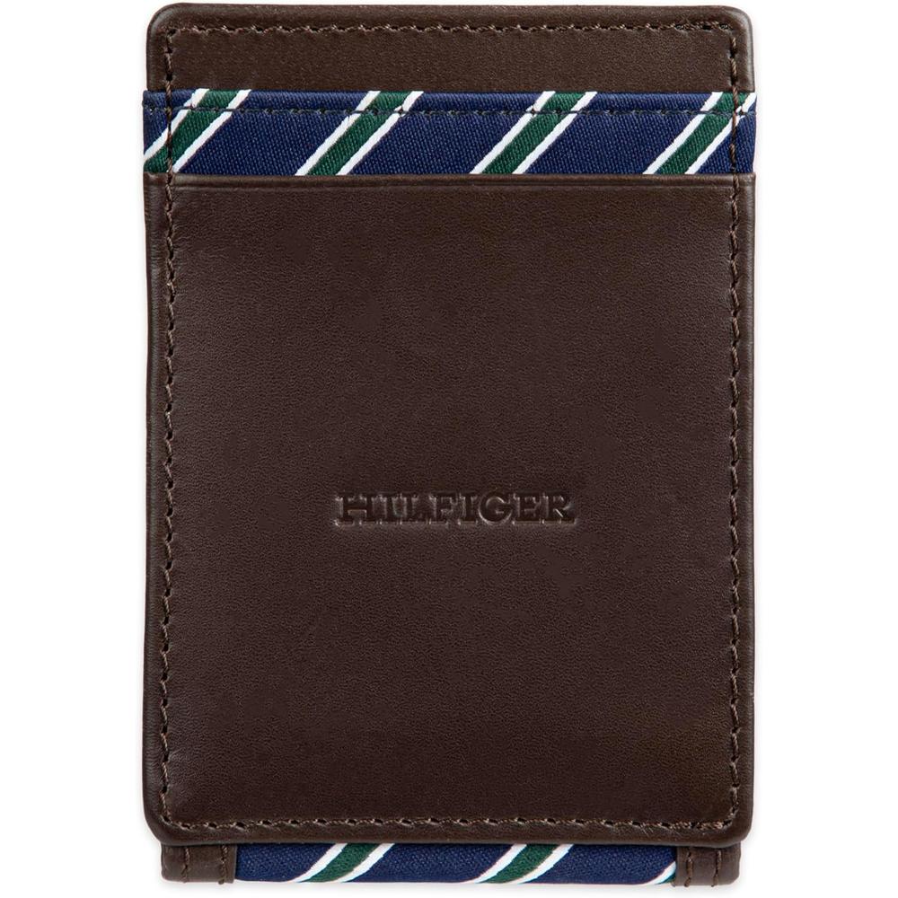 TARJETERO TOMMY HILFIGER TIE FABRIC BROWN HOMBRE - 1
