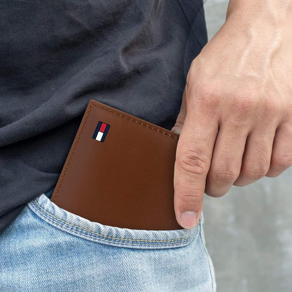 BILLETERA TOMMY HILFIGER PROTERCTION TAN HOMBRE - 2