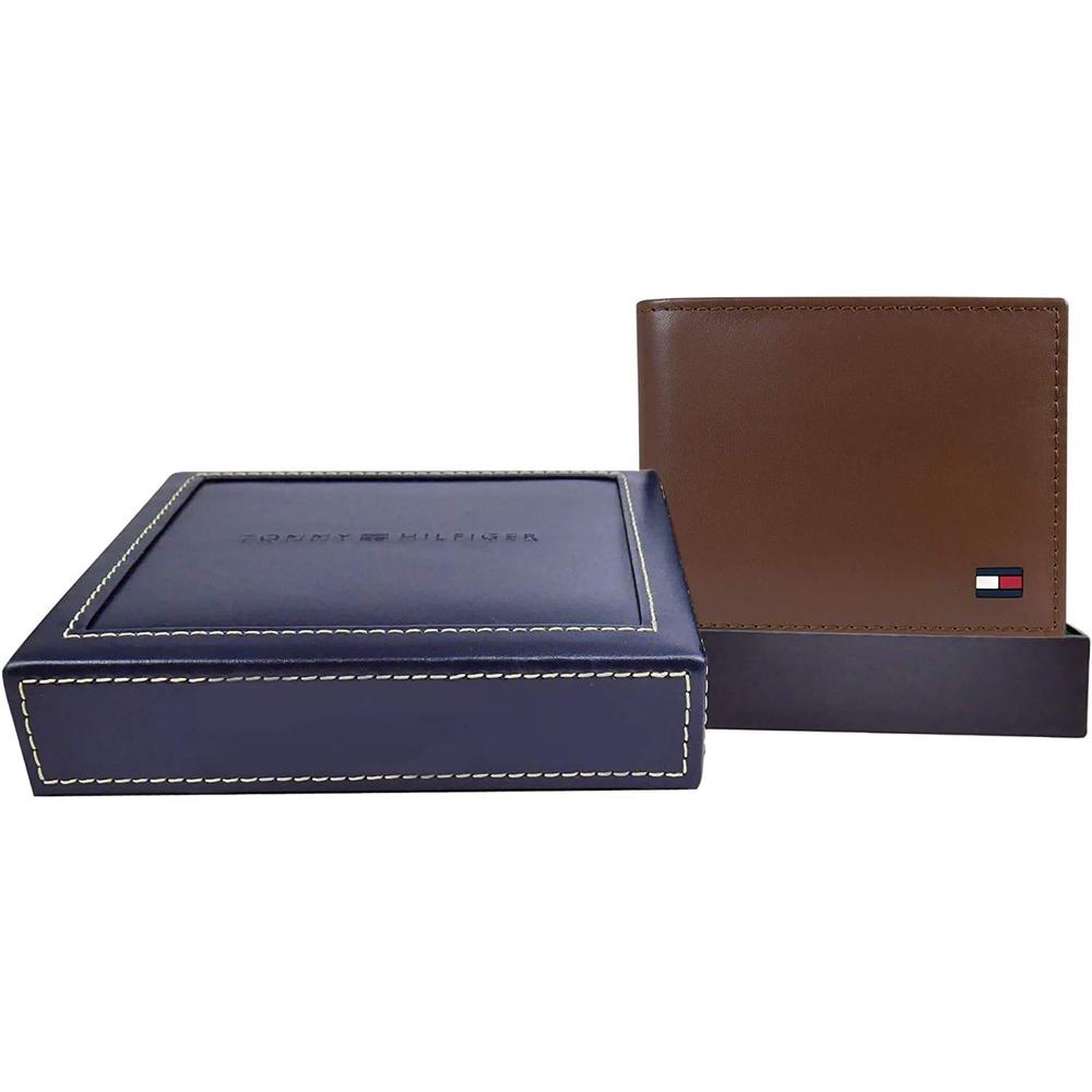 BILLETERA TOMMY HILFIGER PROTERCTION TAN HOMBRE - 5