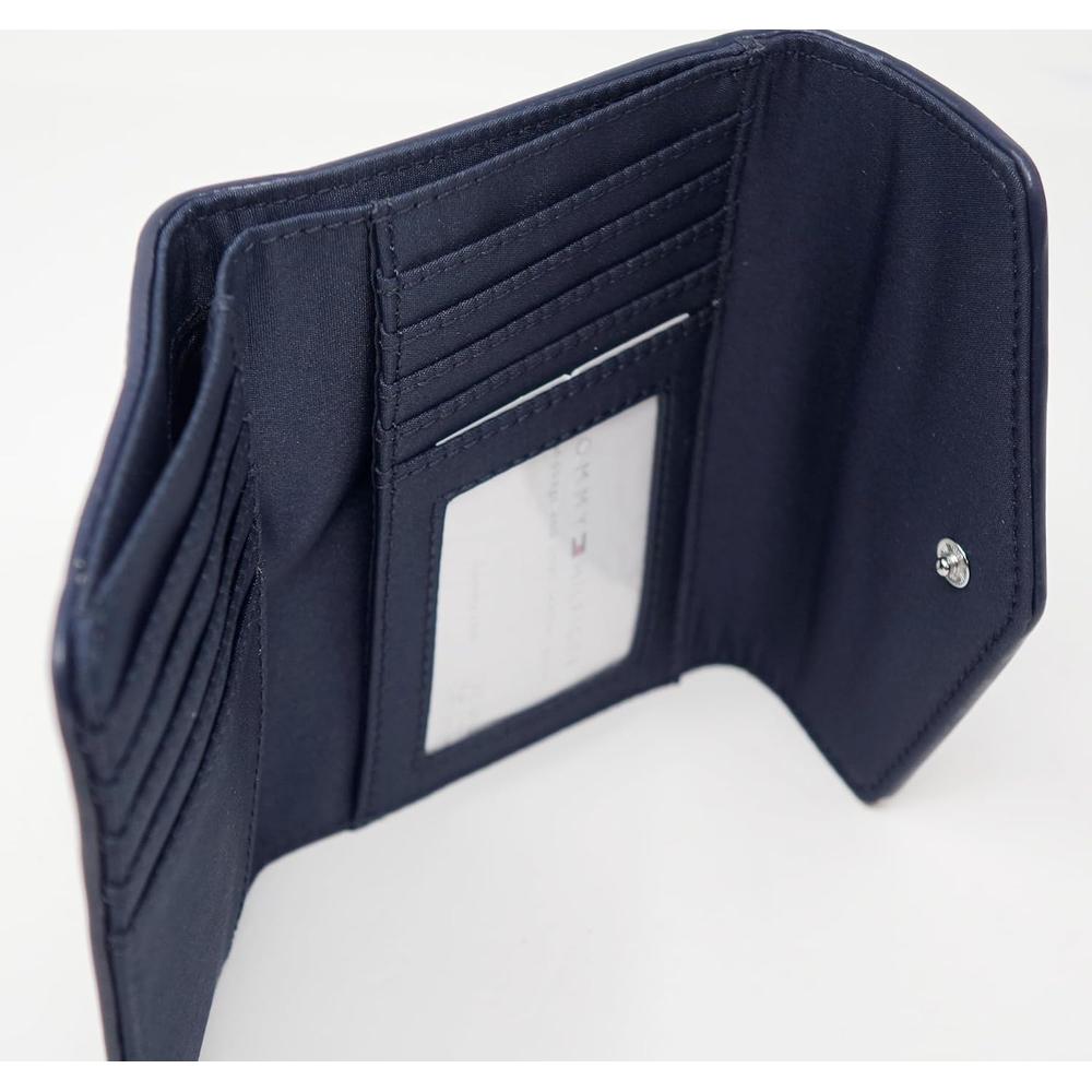 BILLETERA TOMMY HILFIGER SMALL JACQUARD NAVY MUJER - 3