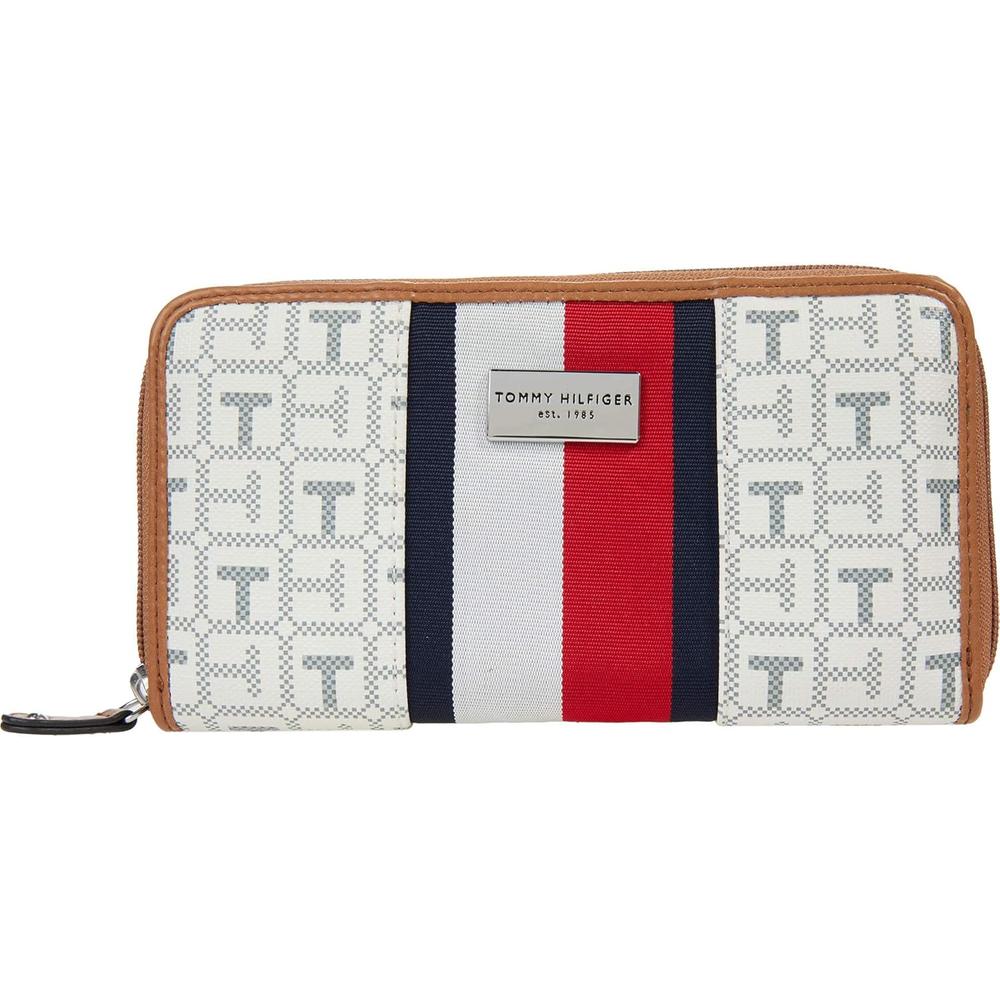 BILLETERA TOMMY HILFIGER PREP CLUB GRIS MUJER - 1
