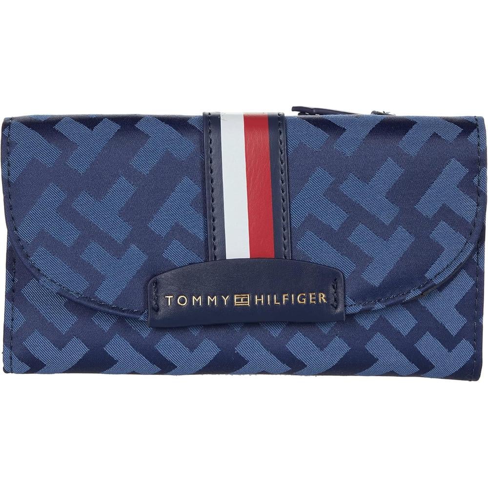 BILLETERA TOMMY HILFIGER CAMERON II CONTINENTAL NAVY MUJER - 1