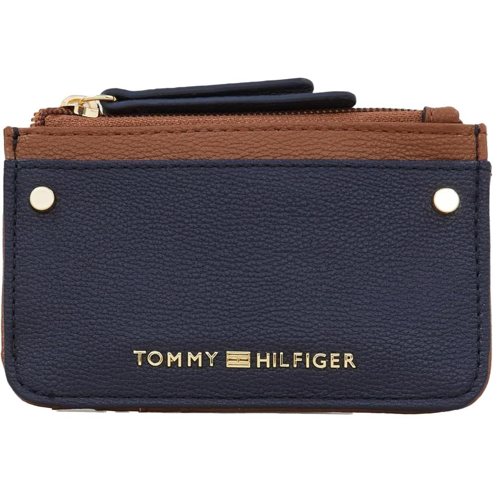 TARJETERO TOMMY HILFIGER COGNAC MUJER - 1