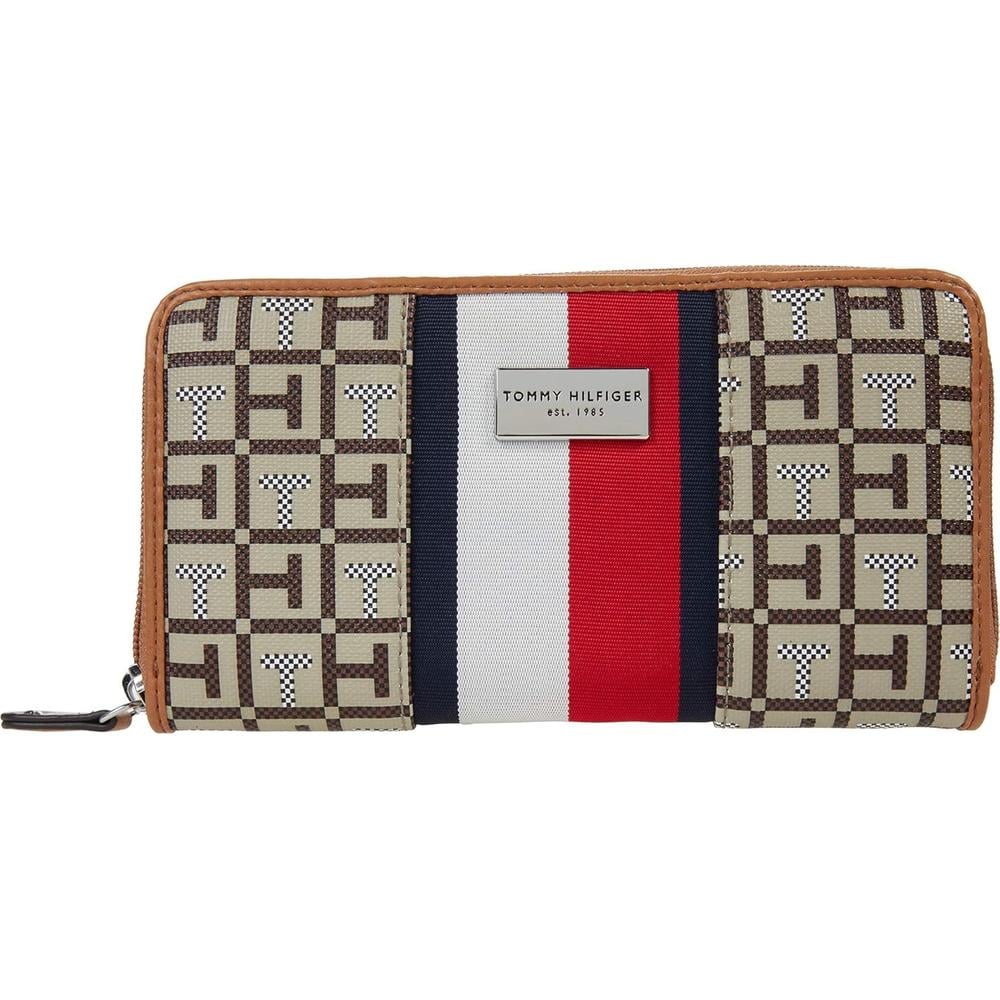 BILLETERA TOMMY HILFIGER PREP CLUB KHAKI BLACK MUJER - 1