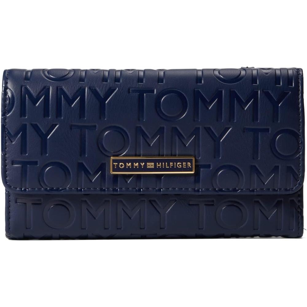 BILLETERA TOMMY HILFIGER IRENE II CONTINENTAL NAVY MUJER - 1
