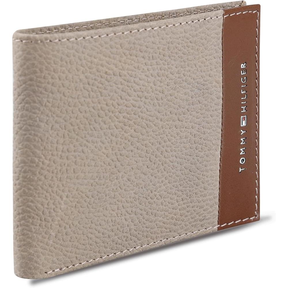 BILLETERA TOMMY HILFIGER BICOLOR TAUPE HOMBRE - 2