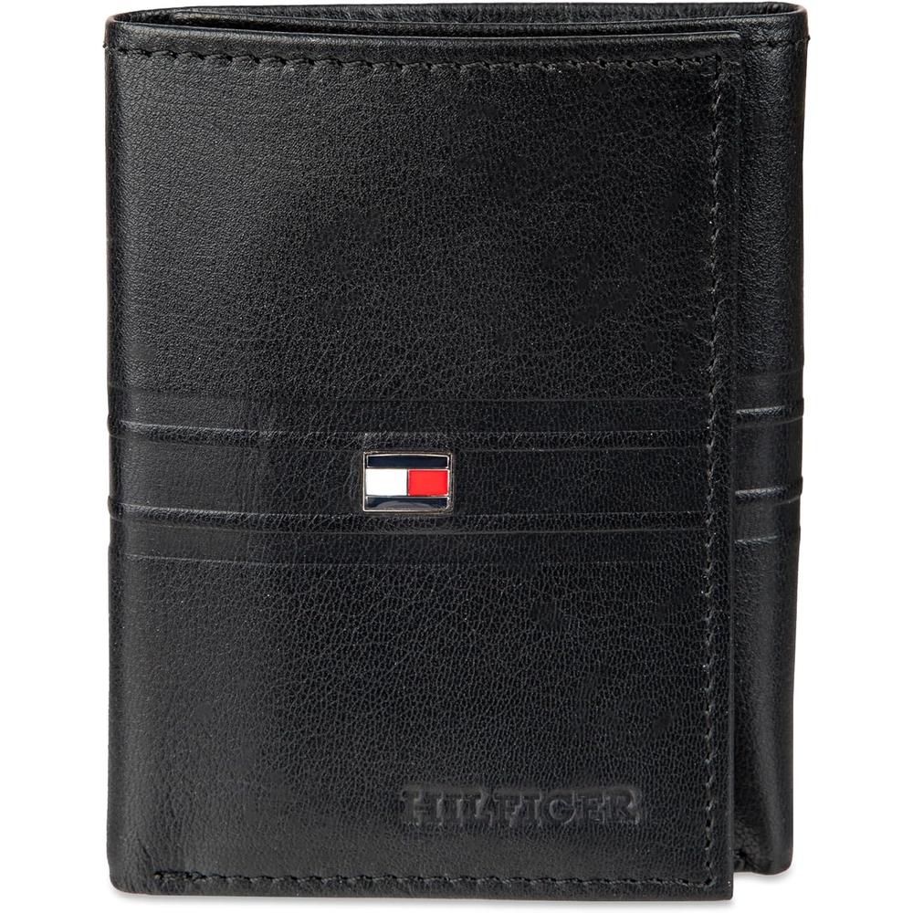 BILLETERA TOMMY HILFIGER EMBOSS BLACK HOMBRE - 1