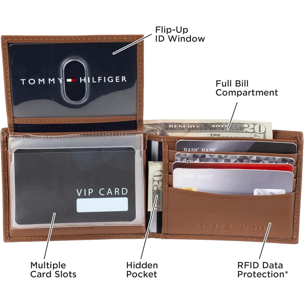 BILLETERA TOMMY HILFIGER 1018 BRITISH TAN HOMBRE - 5
