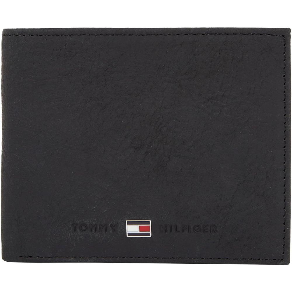 BILLETERA TOMMY HILFIGER JOHNSON MINI BLACK HOMBRE - 1