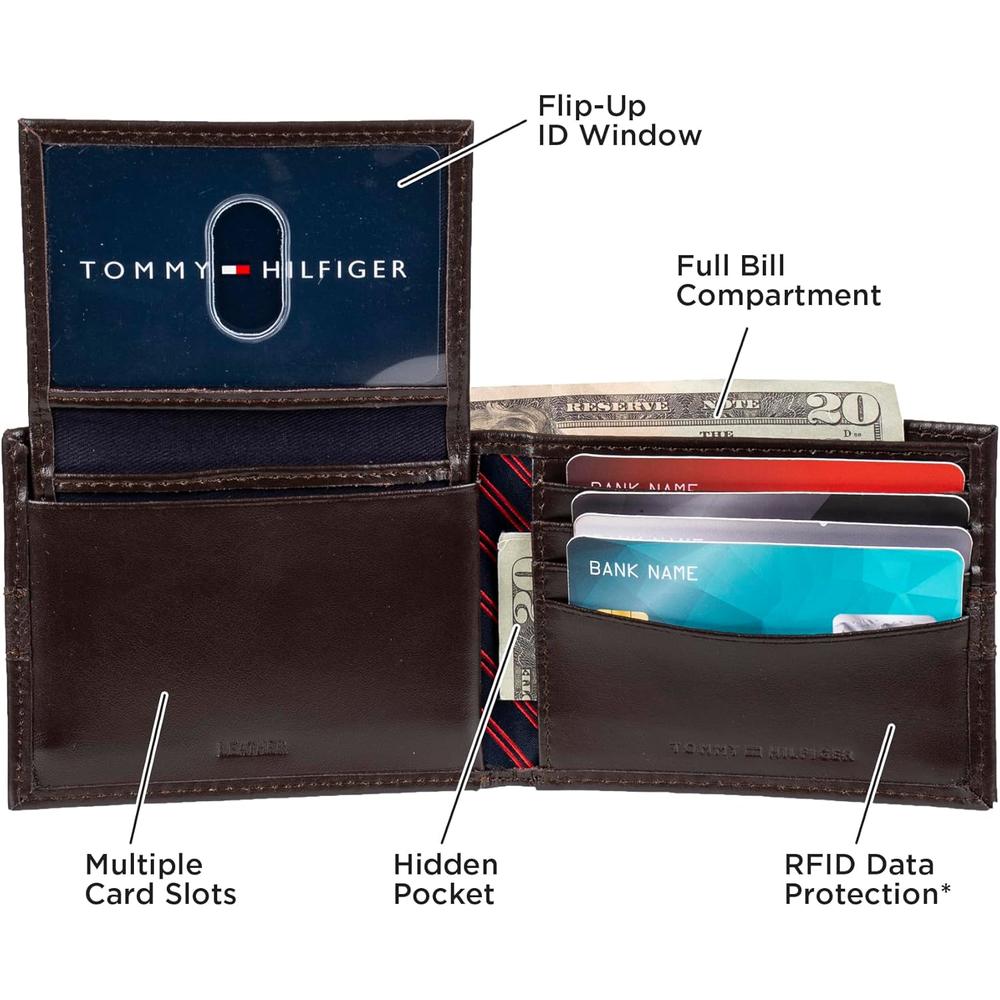 BILLETERA TOMMY HILFIGER 1018 CASUAL BROWN HOMBRE - 4
