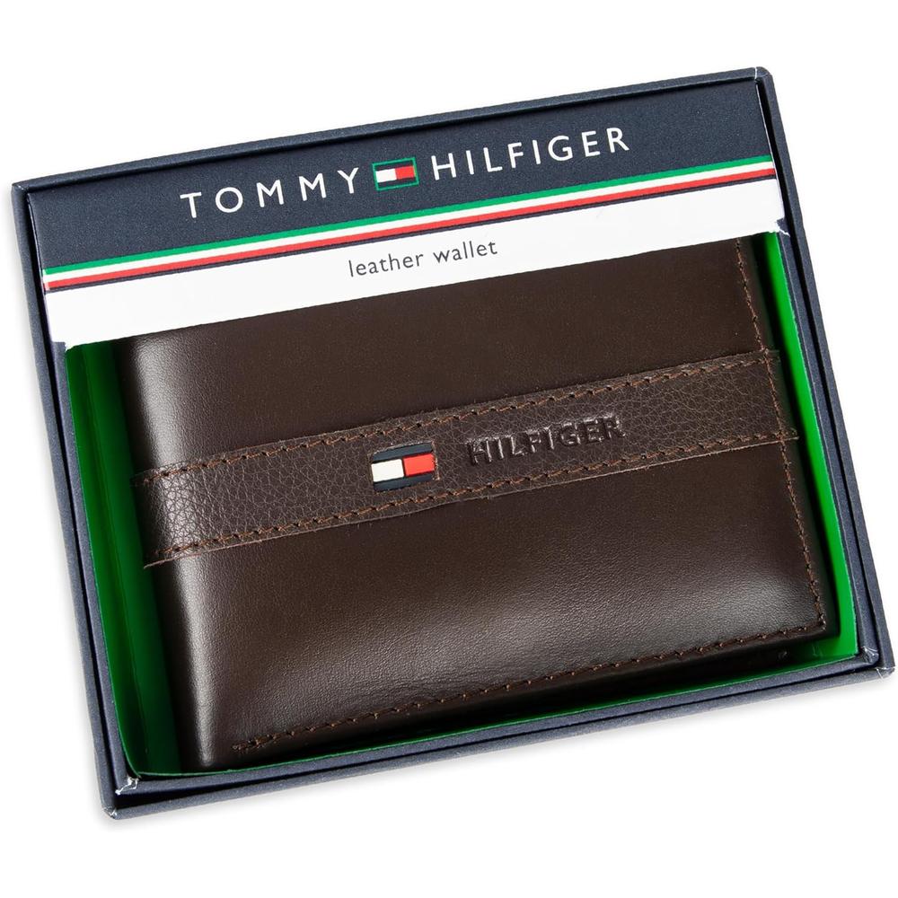 BILLETERA TOMMY HILFIGER 1018 CASUAL BROWN HOMBRE - 6