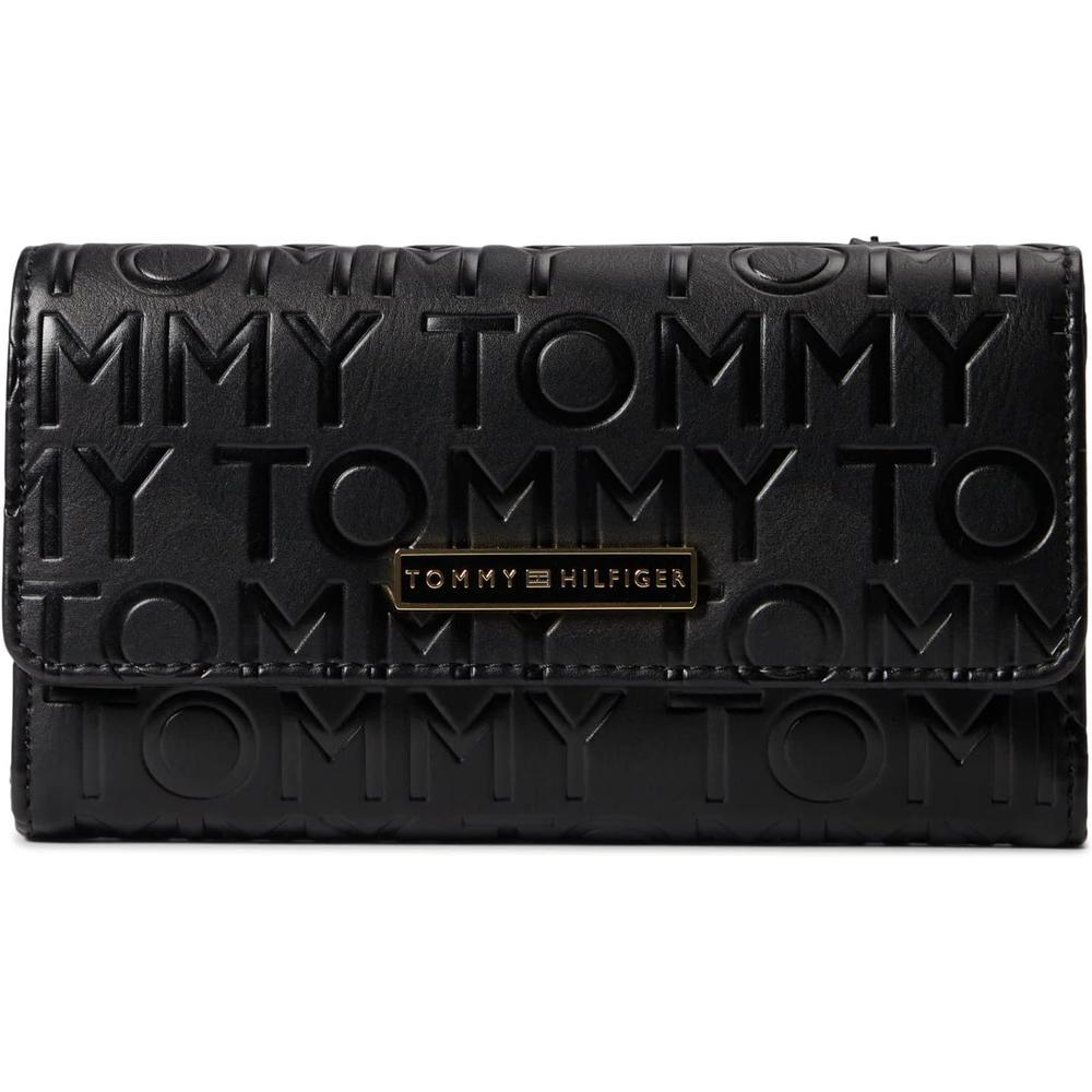 BILLETERA TOMMY HILFIGER IRENE II CONTINENTAL BLACK MUJER - 1