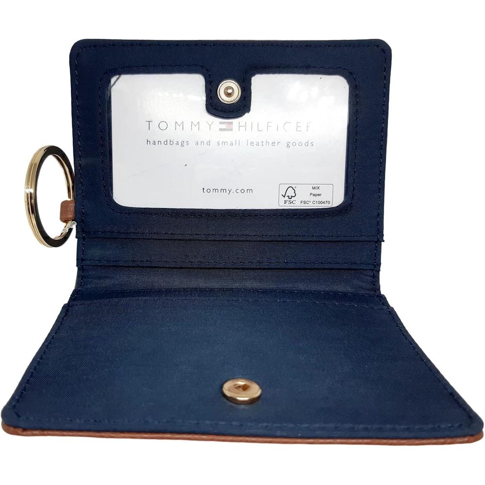 BILLETERA TOMMY HILFIGER CUERO LLAVERO PINK MUJER - 3