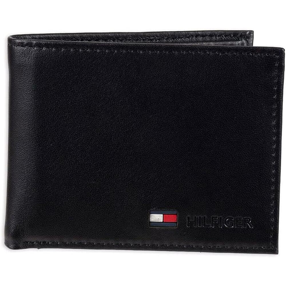 BILLETERA TOMMY HILFIGER 1018 BLACK STOCKTON HOMBRE - 1