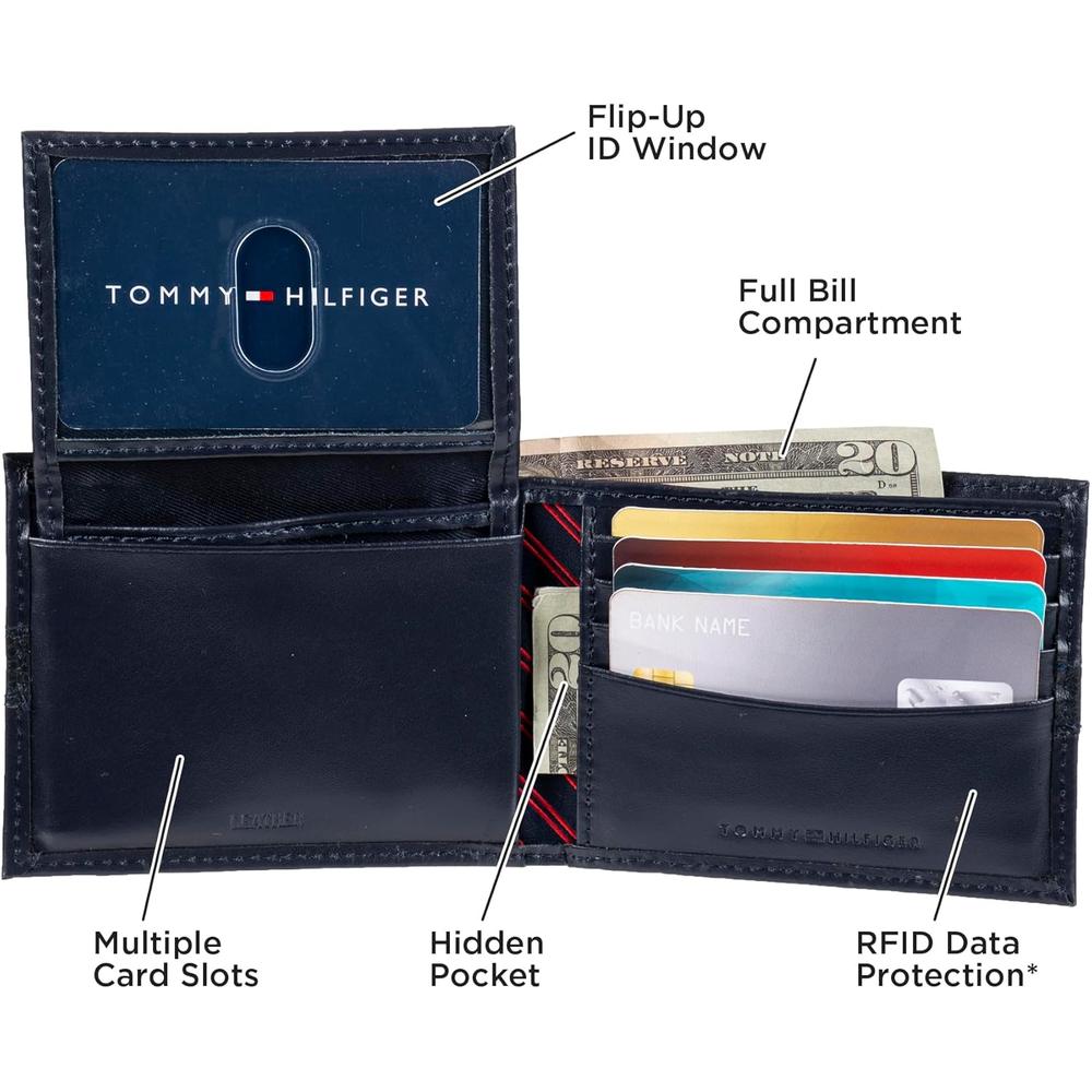 BILLETERA TOMMY HILFIGER 1018 NAVY NED HOMBRE - 5