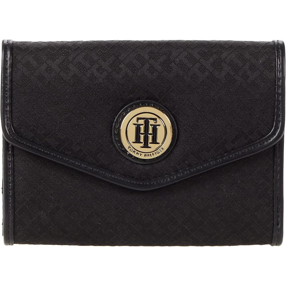 BILLETERA TOMMY HILFIGER ENVELOPE MINI BLACK MUJER - 1