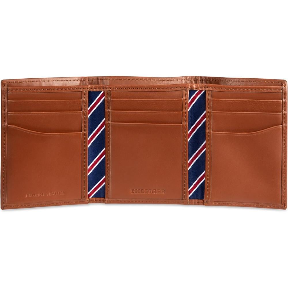 BILLETERA TOMMY HILFIGER TIE FABRIC TAN HOMBRE - 4