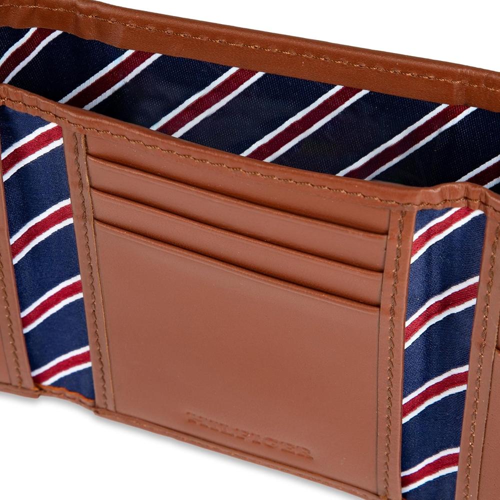 BILLETERA TOMMY HILFIGER TIE FABRIC TAN HOMBRE - 5