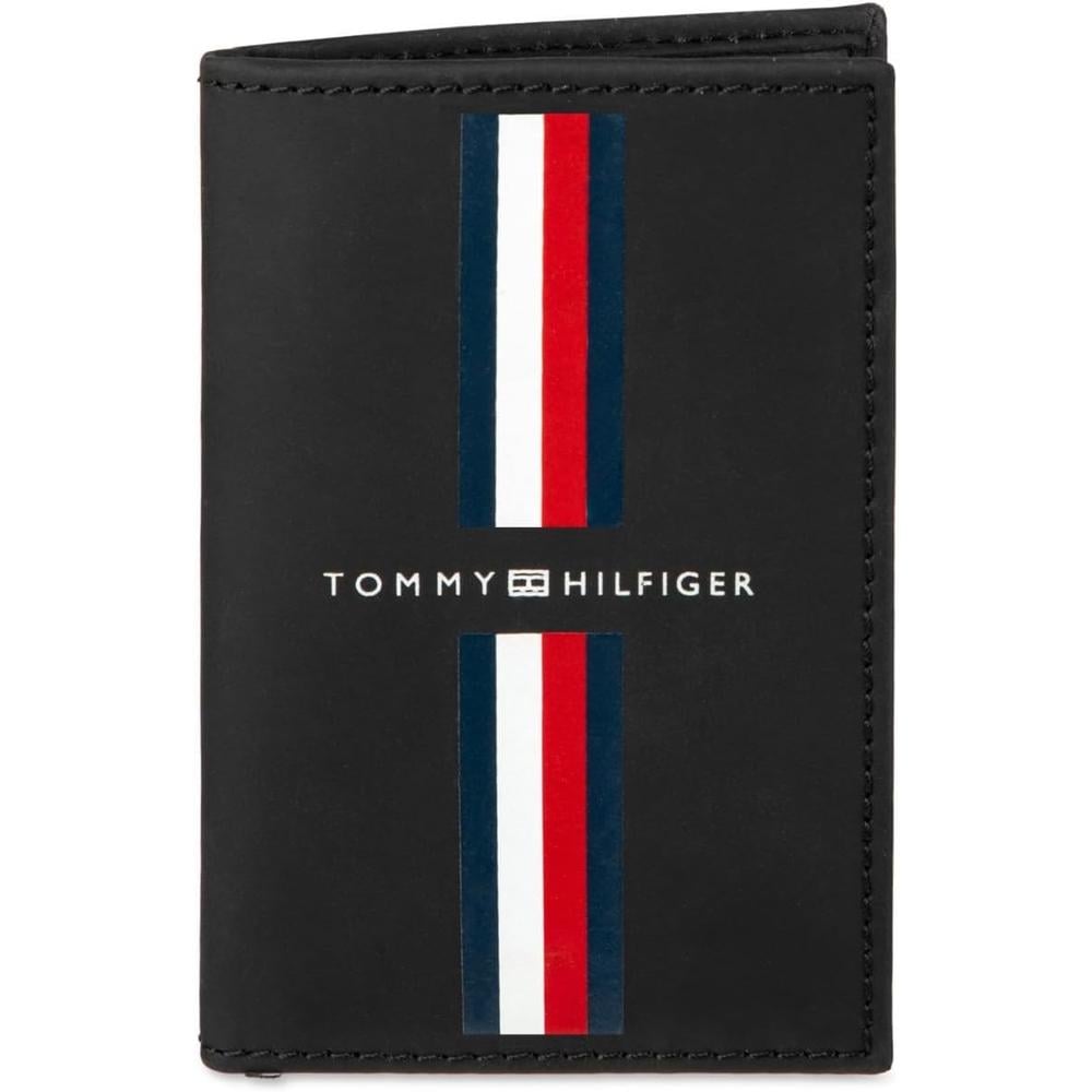 BILLETERA TOMMY HILFIGER POP UP BLACK HOMBRE - 1
