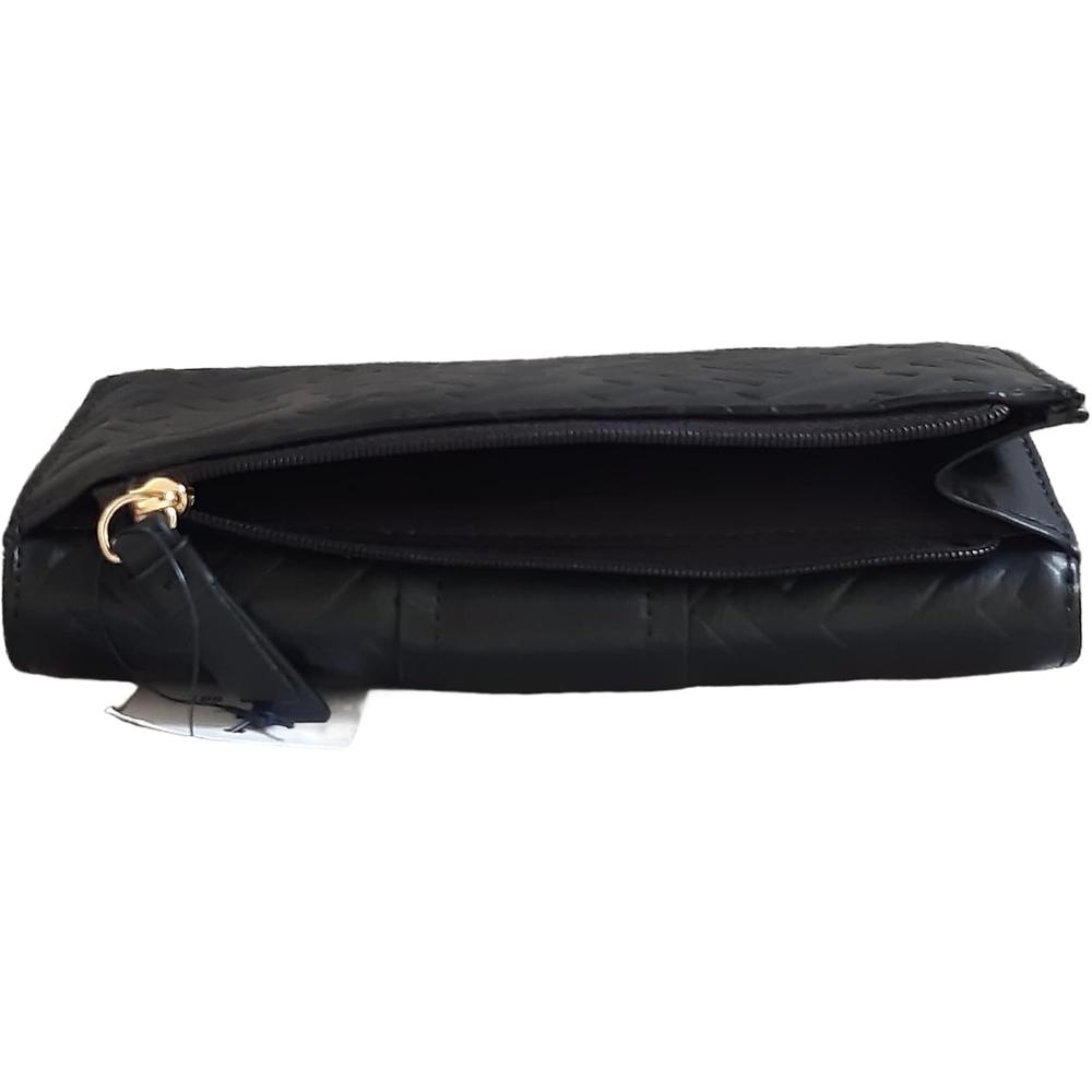 BILLETERA TOMMY HILFIGER CHECKBOOK RELIEVE BLACK MUJER - 2