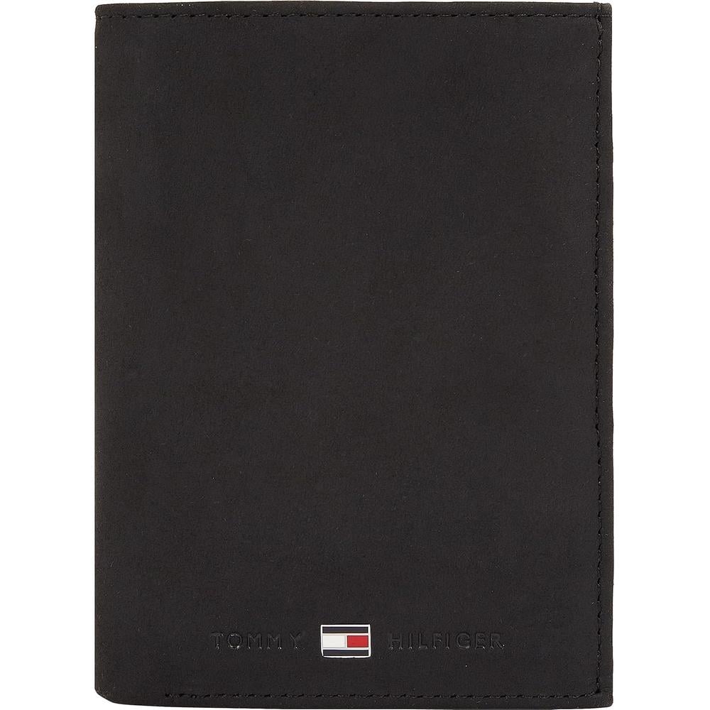 BILLETERA TOMMY HILFIGER JOHNSON COIN BLACK HOMBRE - 1
