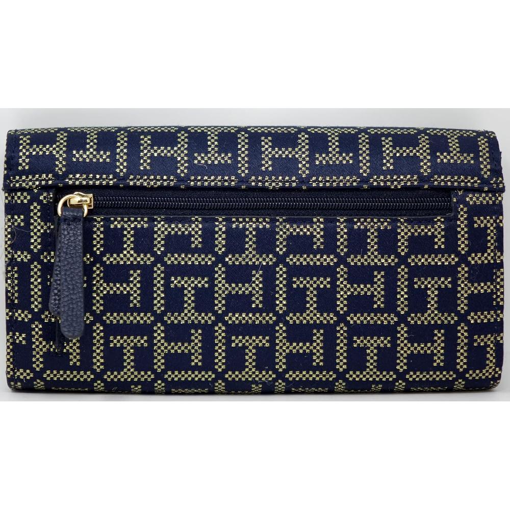 BILLETERA TOMMY HILFIGER WRISTLET NAVY MUJER - 2