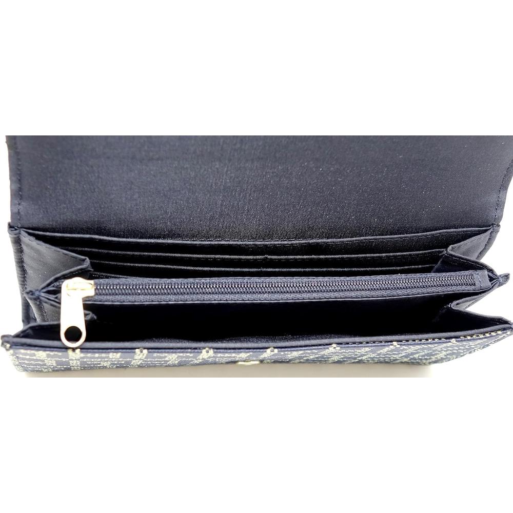 BILLETERA TOMMY HILFIGER WRISTLET NAVY MUJER - 3