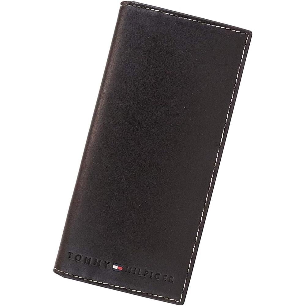 BILLETERA TOMMY HILFIGER LONG WALLET BROWN HOMBRE - 1