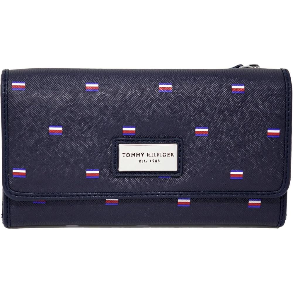 BILLETERA TOMMY HILFIGER MULTICOMPARTIMENTOS BLUE MUJER - 1