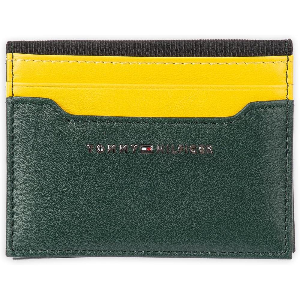 TARJETERO TOMMY HILFIGER 1018 GREEN HOMBRE - 1