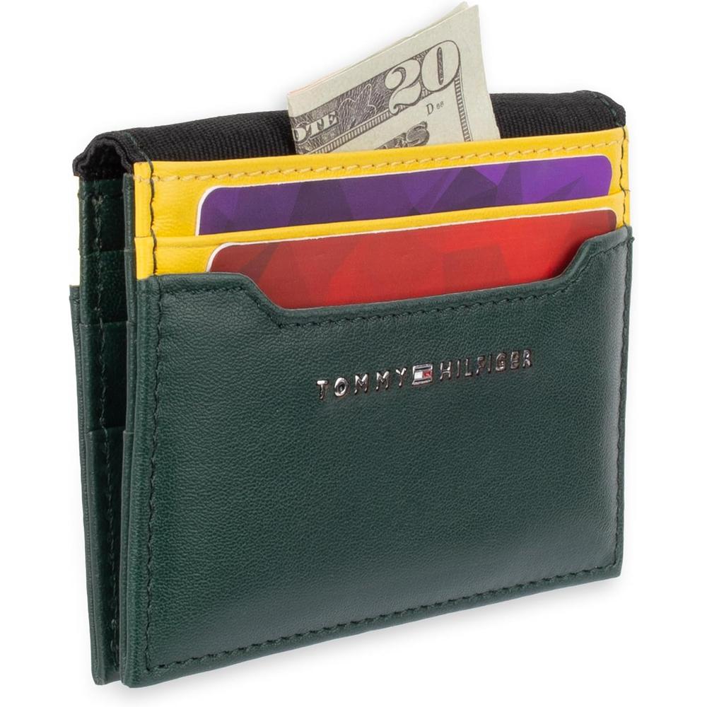 TARJETERO TOMMY HILFIGER 1018 GREEN HOMBRE - 2