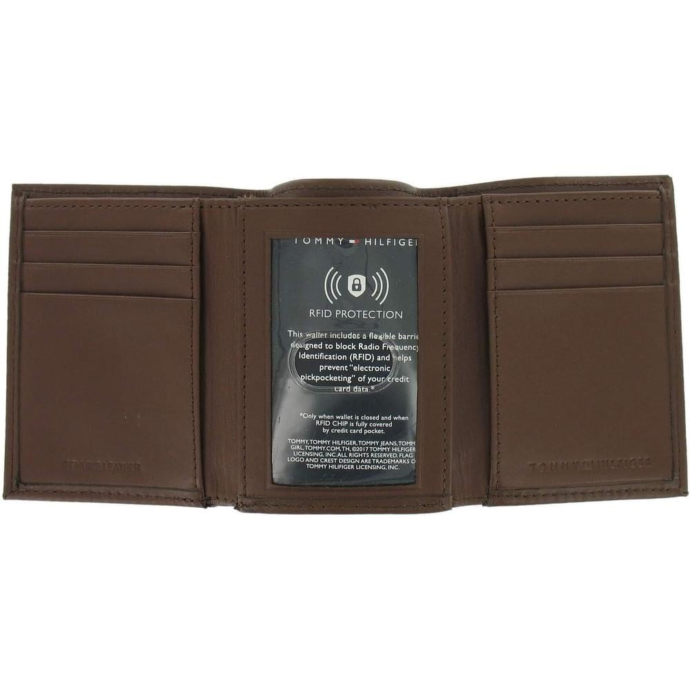 BILLETERA TOMMY HILFIGER RFID PROTECTED BROWN HOMBRE - 2