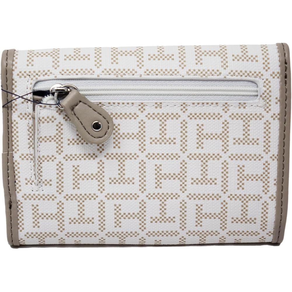 BILLETERA TOMMY HILFIGER LONA LOGO WHITE MUJER - 2