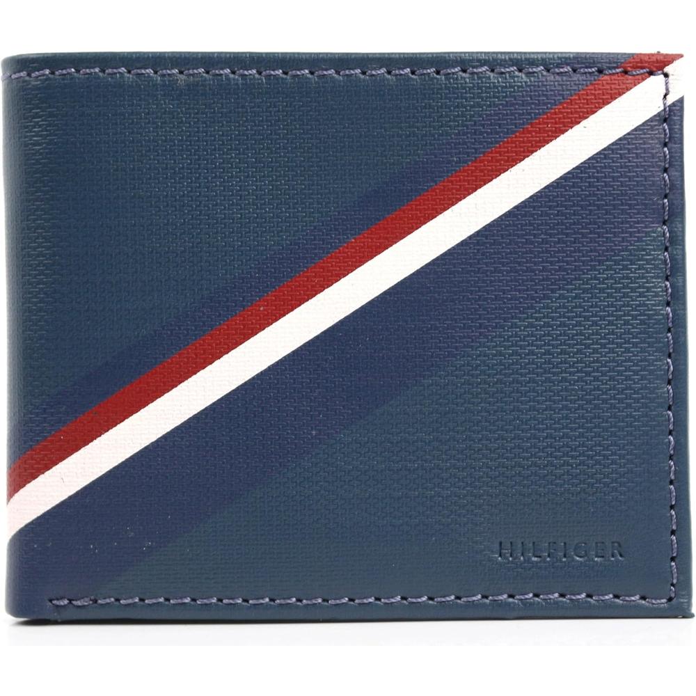 BILLETERA TOMMY HILFIGER PASSCASE NAVY HOMBRE - 1