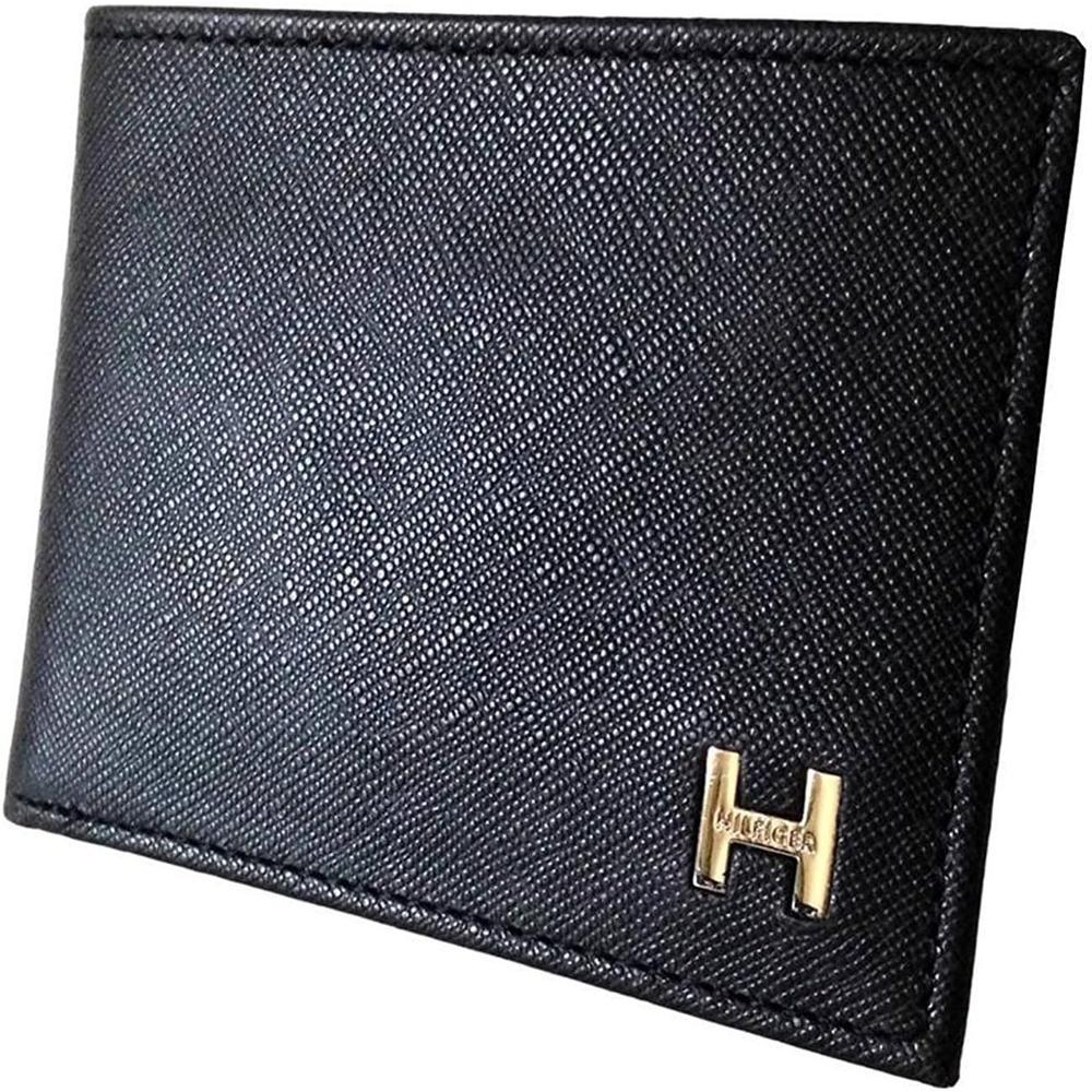 BILLETERA TOMMY HILFIGER PASSCASE CUERO BLACK HOMBRE - 1
