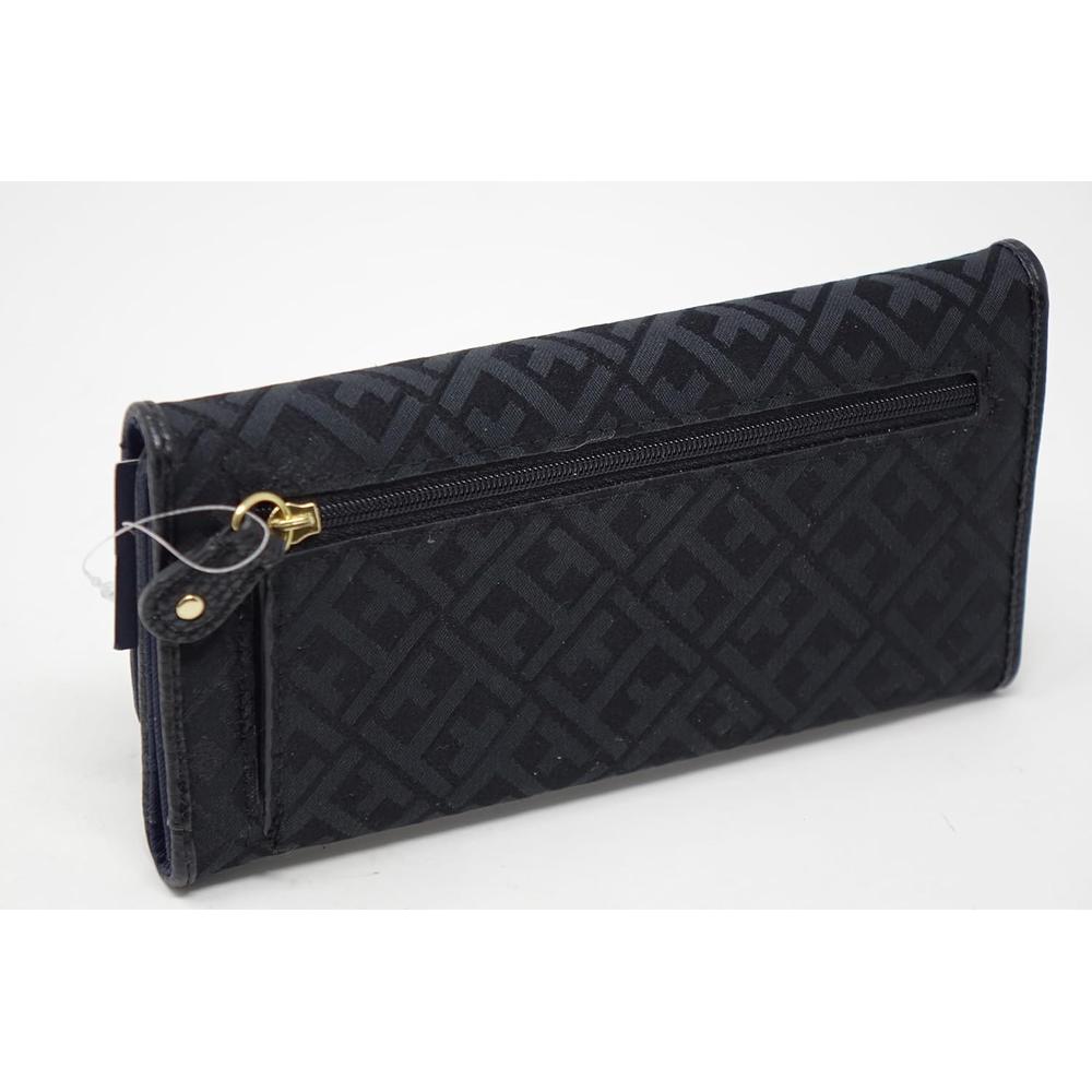 BILLETERA TOMMY HILFIGER CLASSIC SIGNATURE BLACK MUJER - 2