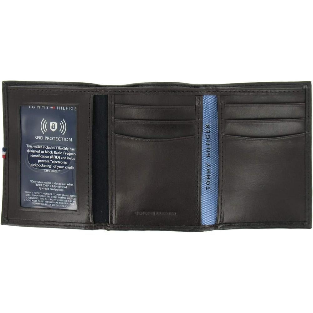 BILLETERA TOMMY HILFIGER TRIFOLD RFID BROWN HOMBRE - 2