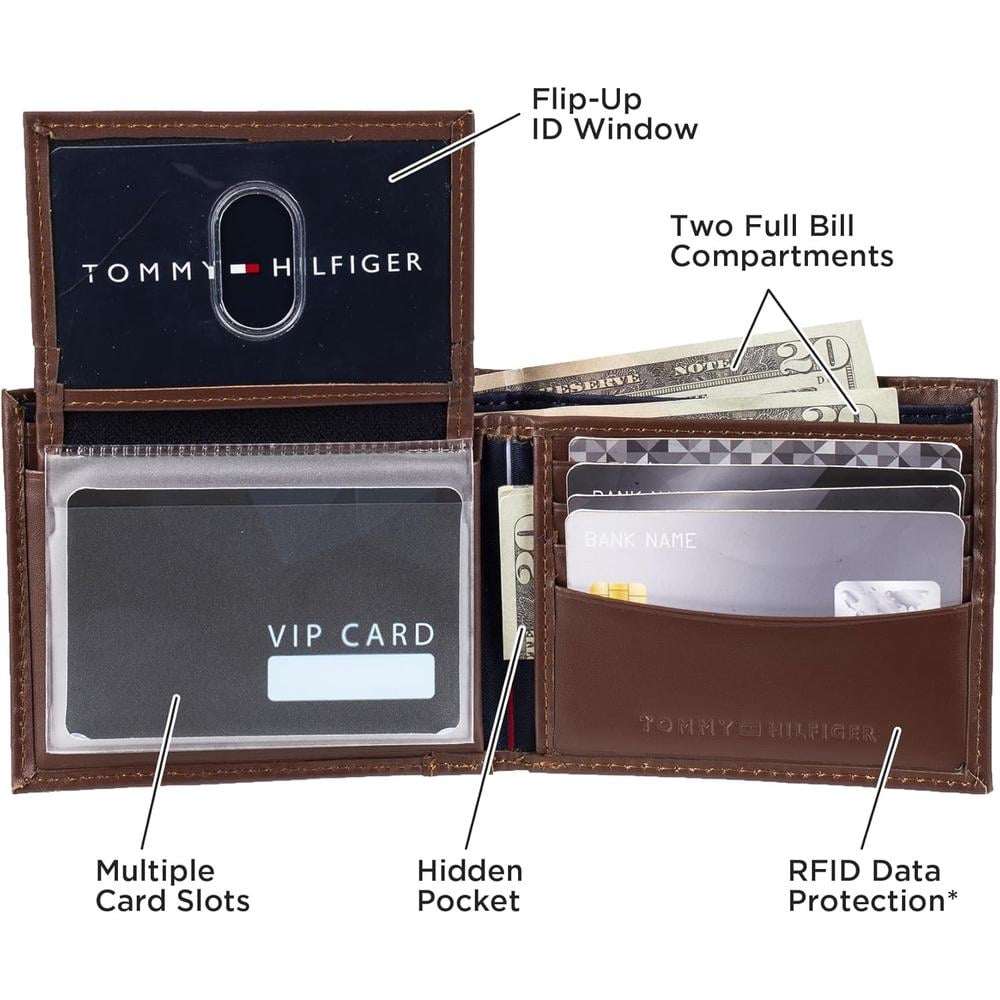 BILLETERA TOMMY HILFIGER 1018 TAN BEIGE HOMBRE - 5