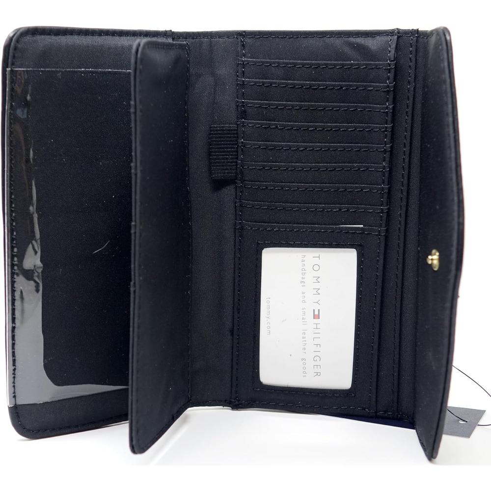 BILLETERA TOMMY HILFIGER ENVELOPE JACQUARD BLACK MUJER - 3