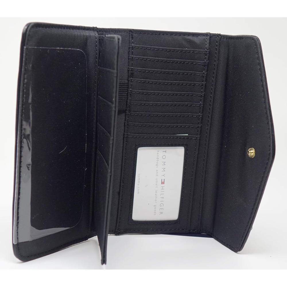 BILLETERA TOMMY HILFIGER ENVELOPE JACQUARD BLACK MUJER - 4
